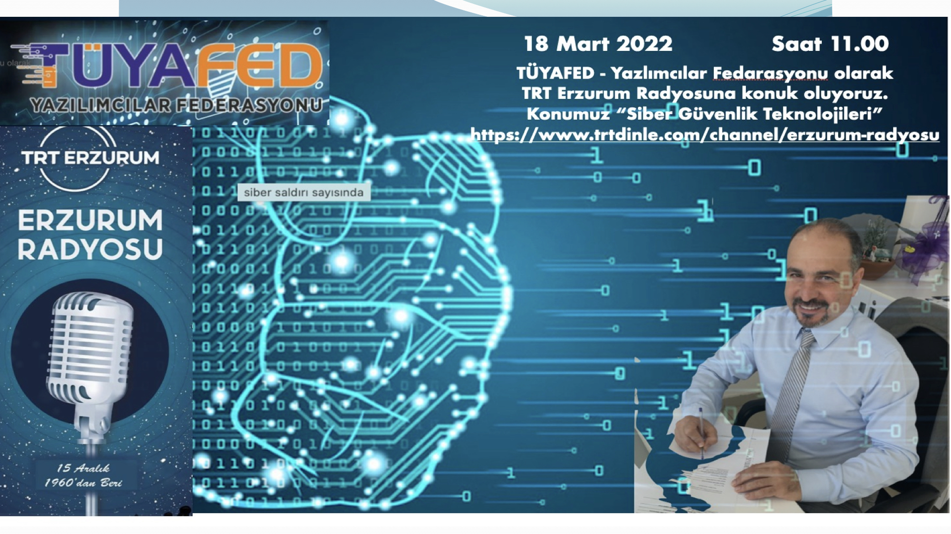 Başkanımız TRT Erzurum Radyosu Konuğu